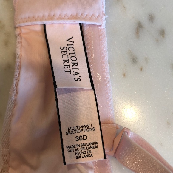 VS Multi Way Option Pink Lace Push Up Bra 36D - Picture 11 of 15
